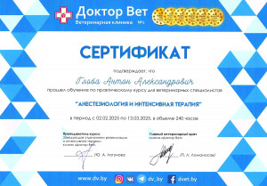 Глоба - антестезиология и интенсивная терапия