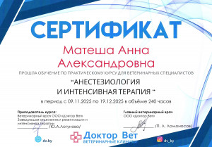 Матеша - анестезиология и интенсивная терапия