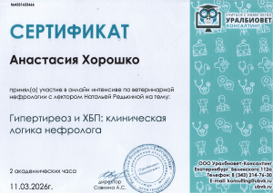 Хорошко А. - онлайн интенсив Гипертиреоз и ХБП - 11-03-26