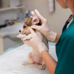 Средний отит у собак и кошек